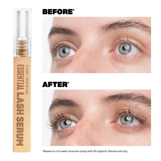 Babe Original Lash Serum - Fuller & Longer Looking Eyelashes, Lash Enhancing Serum, for Natural Lashes and Lash Extensions, 1mL, Starter Supply
